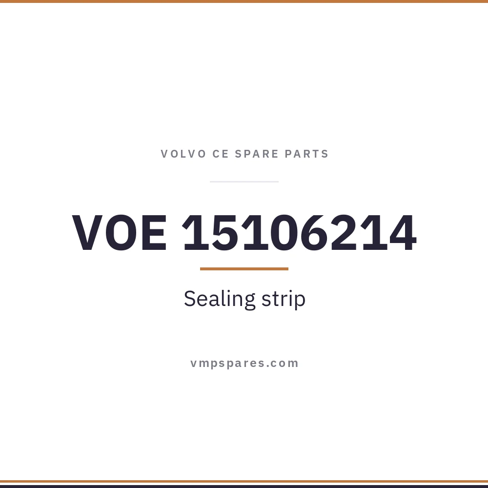 VOE 15106214 – Sealing strip