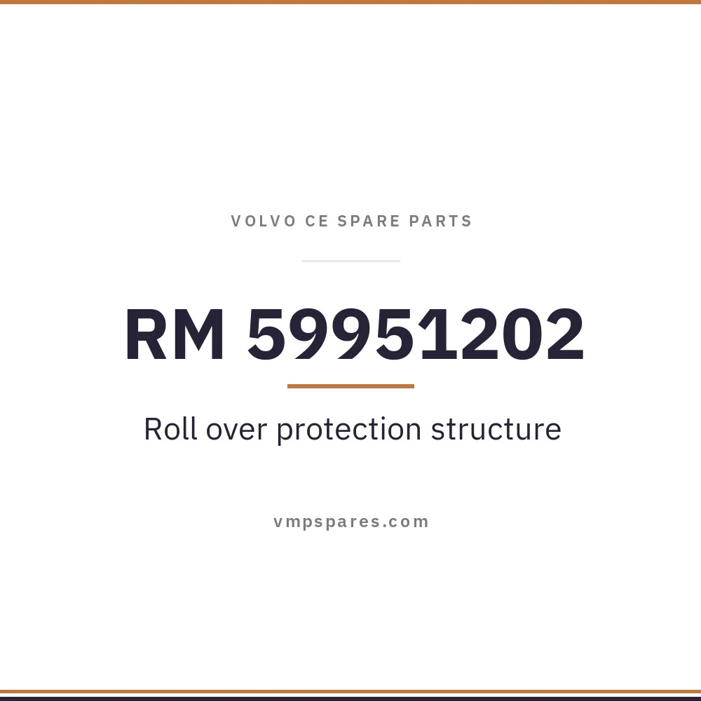 RM 59951202 – Roll over protection structure