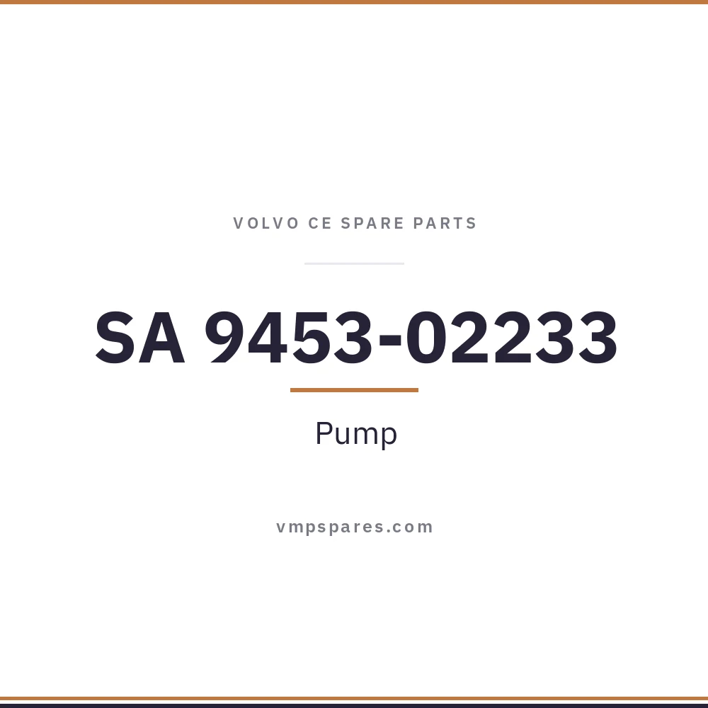 SA 9453-02233 – Pump