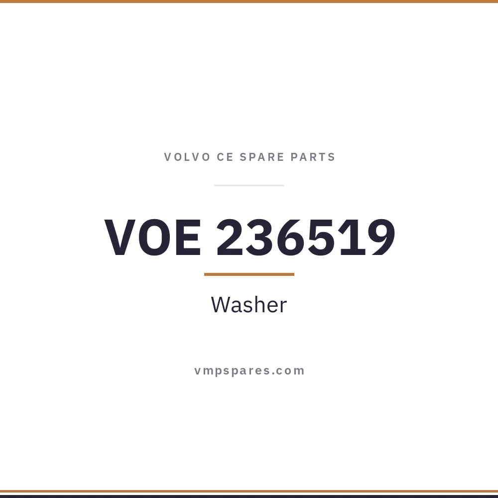 VOE 236519 – Washer