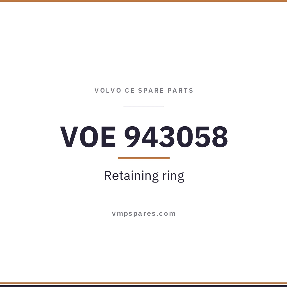 VOE 943058 – Retaining ring