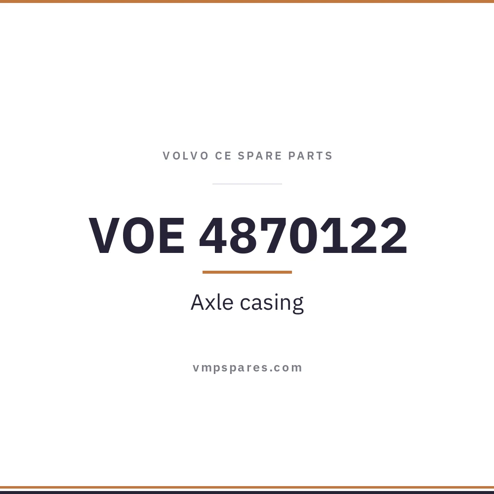 VOE 4870122 – Axle casing