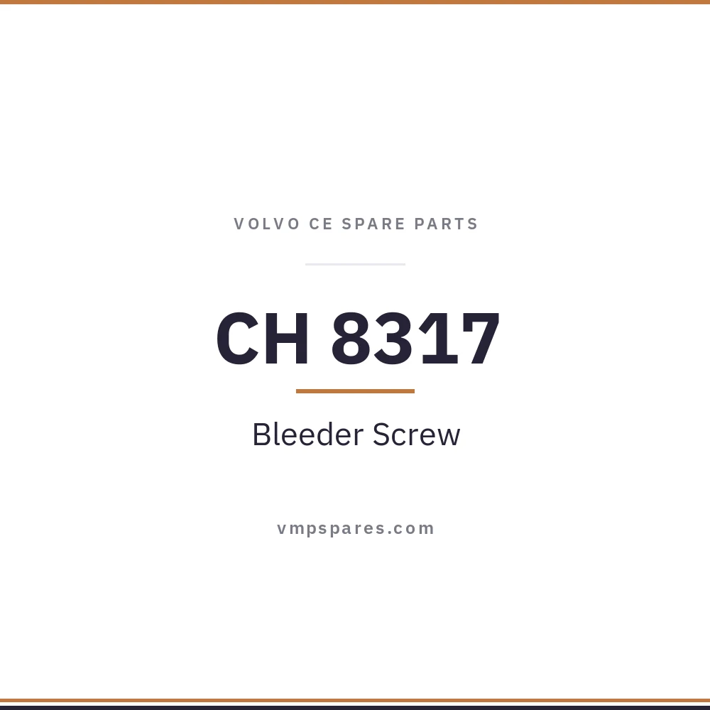 CH 8317 – Bleeder Screw