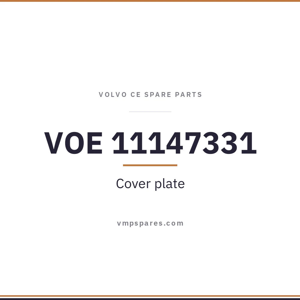 VOE 11147331 – Cover plate
