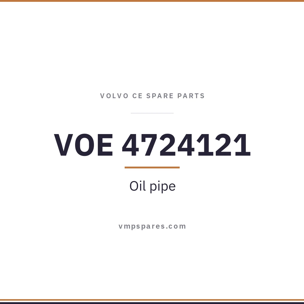 VOE 4724121 – Oil pipe