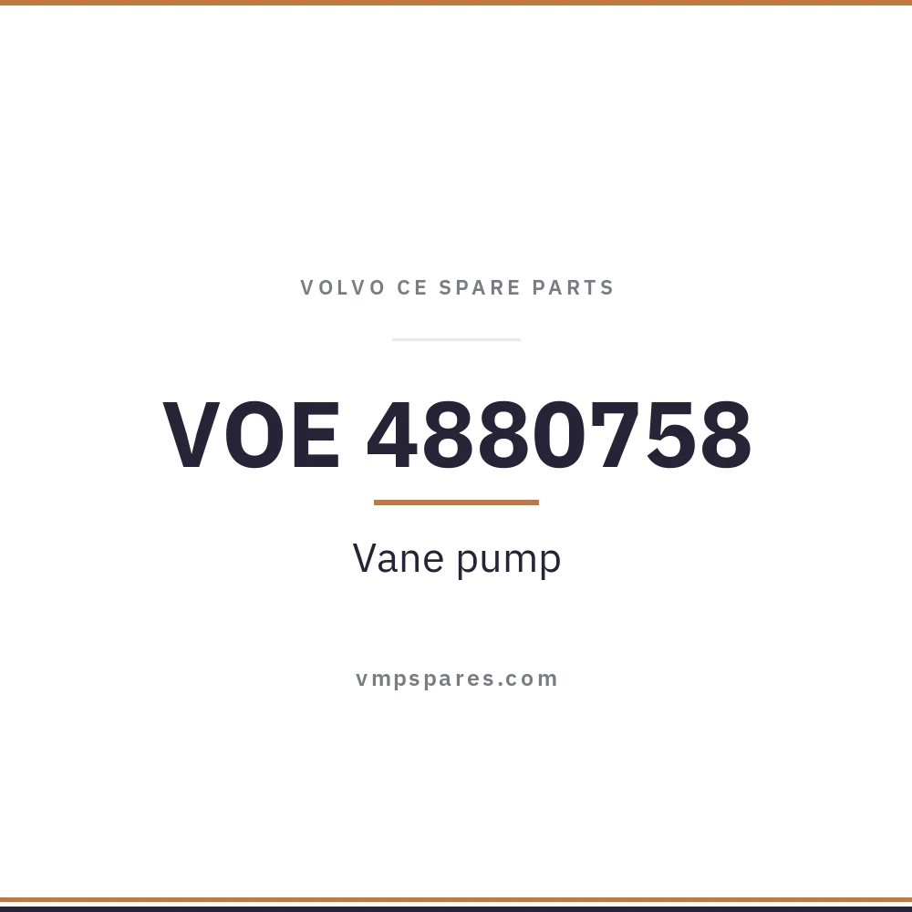 VOE 4880758 – Vane pump