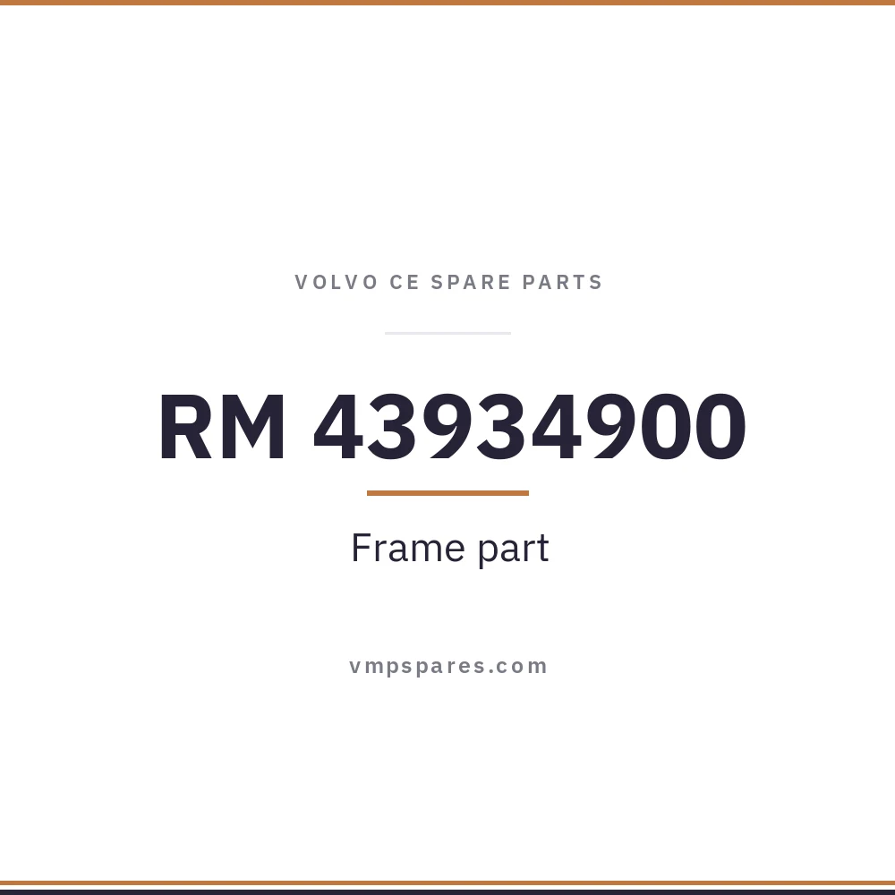 RM 43934900 – Frame part