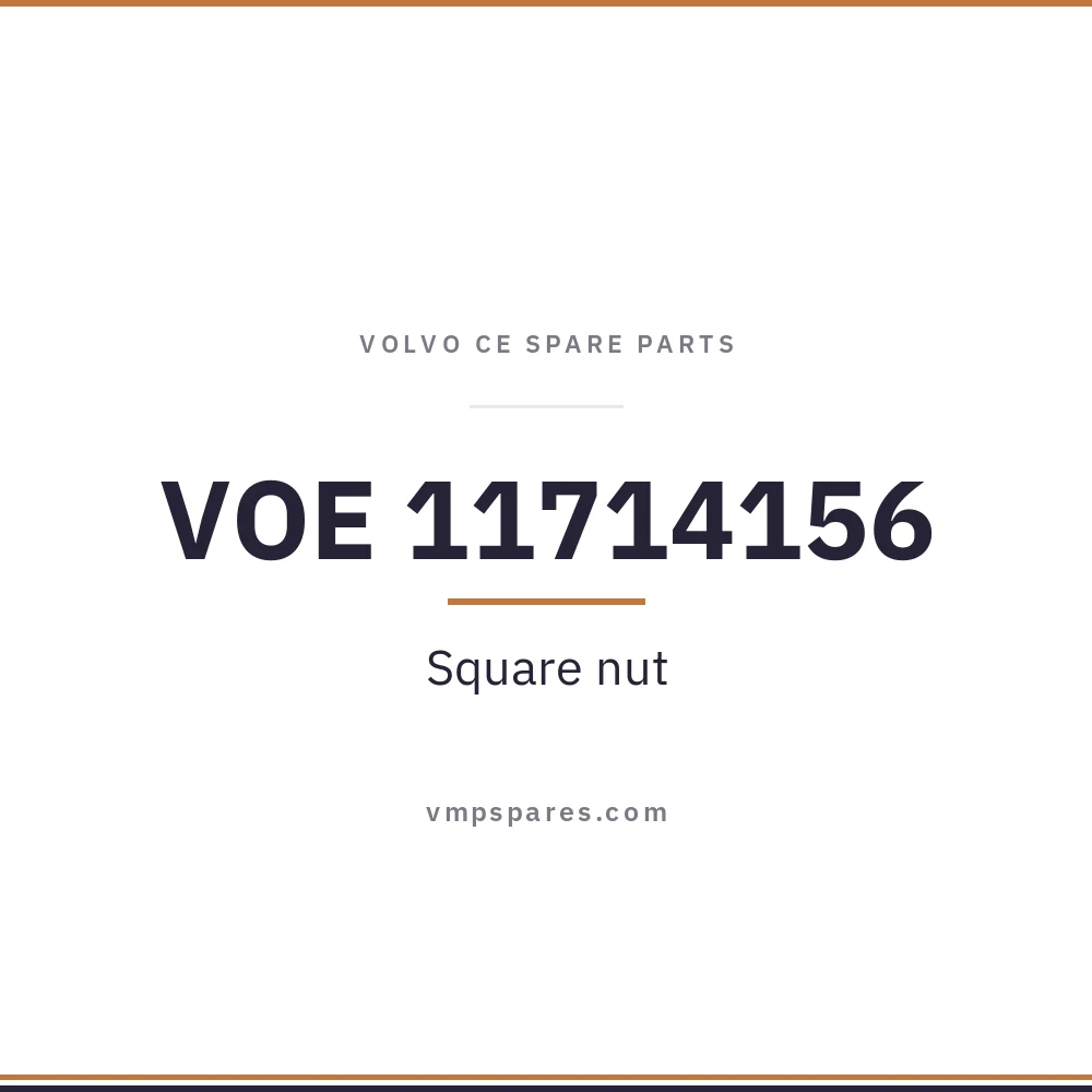 VOE 11714156 – Square nut