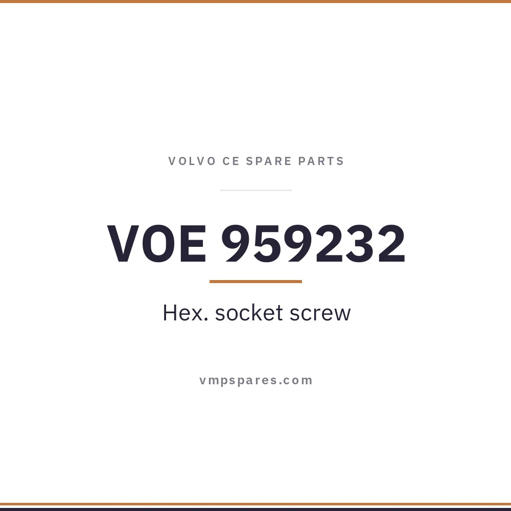 VOE 959232 – Hex. socket screw