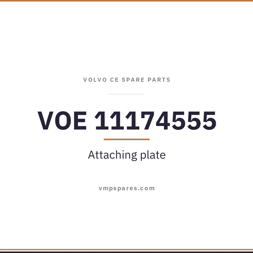VOE 11174555 – Attaching plate