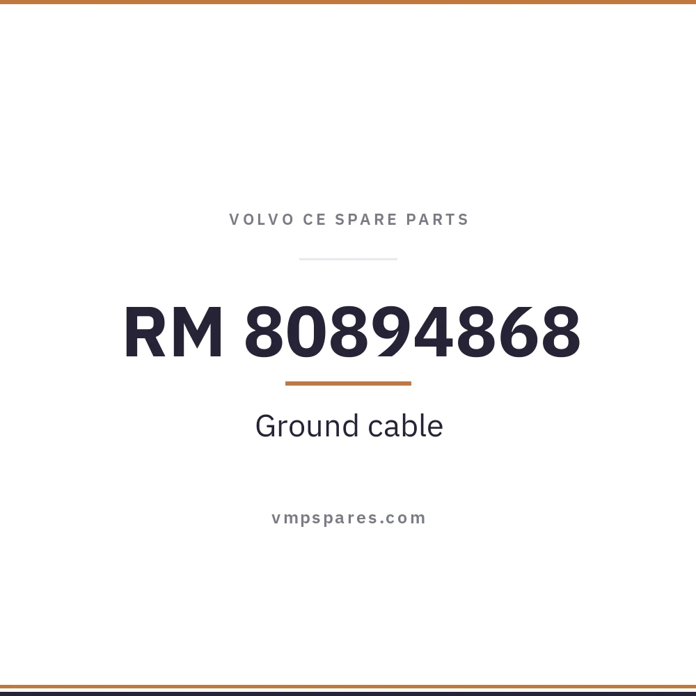 RM 80894868 – Ground cable