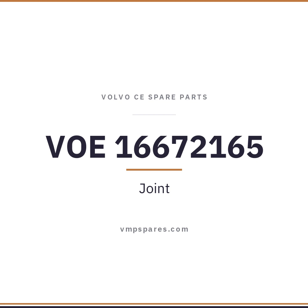 VOE 16672165 – Joint