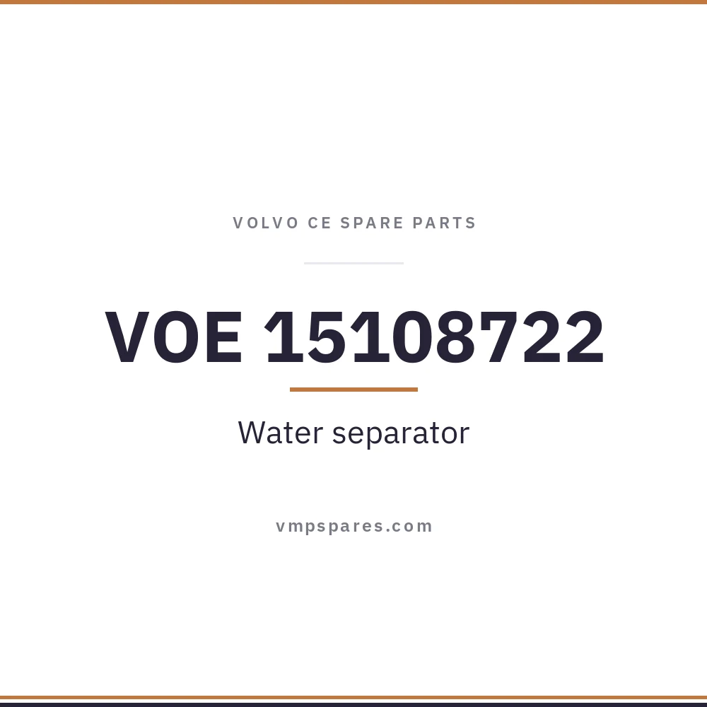 VOE 15108722 – Water separator