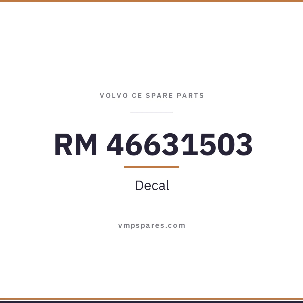 RM 46631503 – Decal