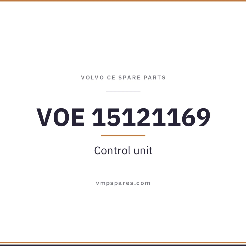 VOE 15121169 – Control unit