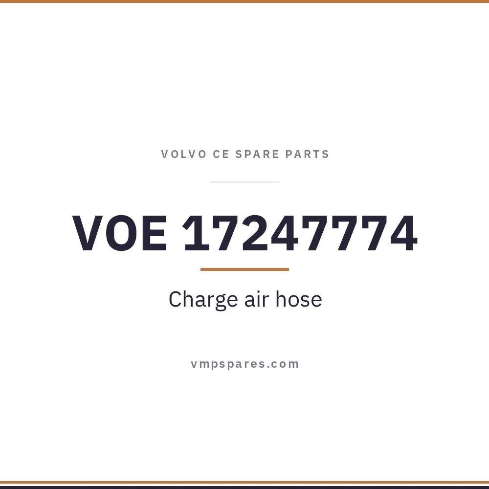 VOE 17247774 – Charge air hose