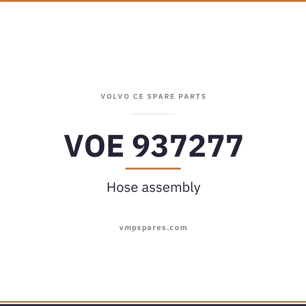 VOE 937277 – Hose assembly