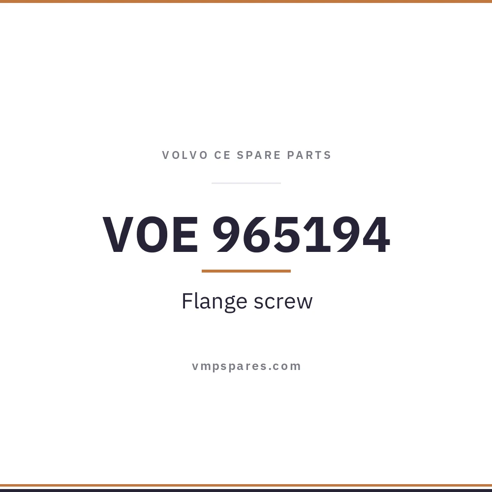 VOE 965194 – Flange screw