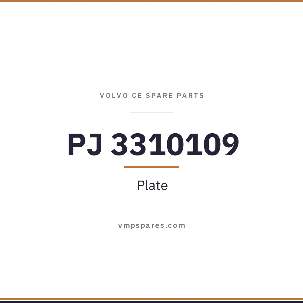 PJ 3310109 – Plate