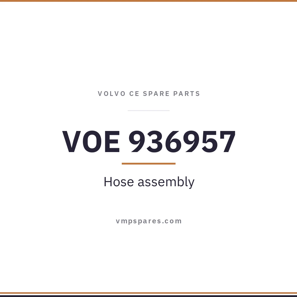 VOE 936957 – Hose assembly