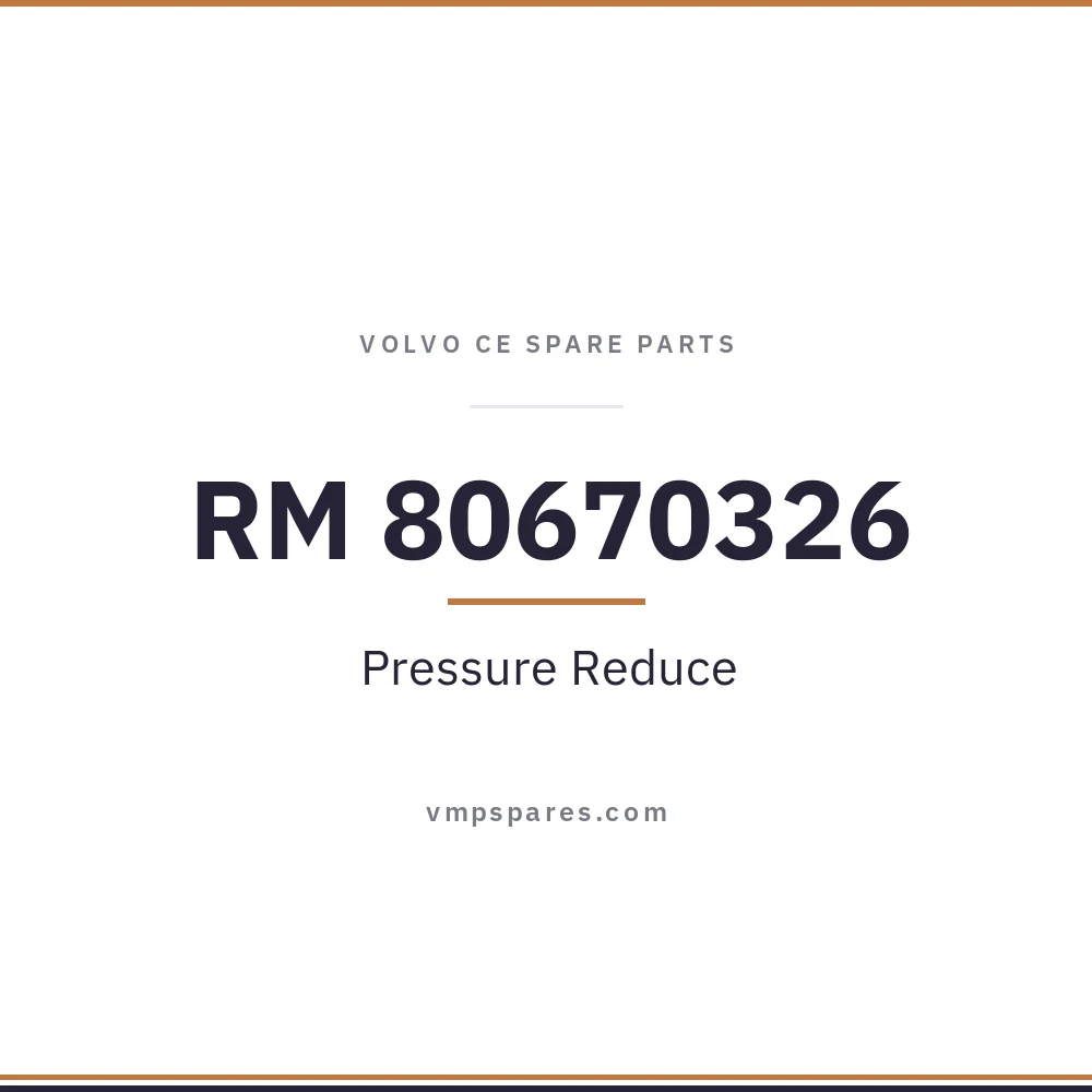 RM 80670326 – Pressure Reduce