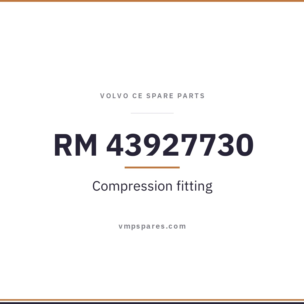 RM 43927730 – Compression fitting