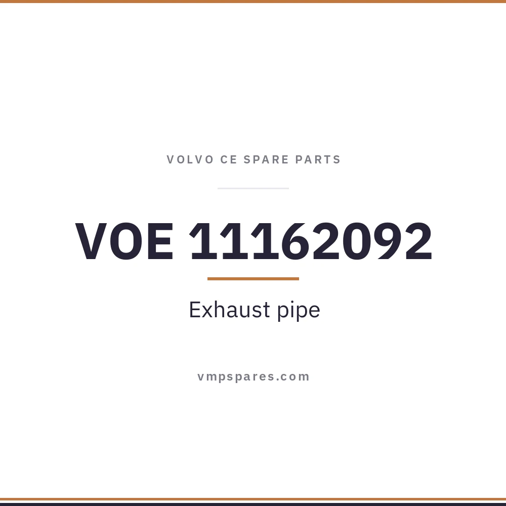 VOE 11162092 – Exhaust pipe