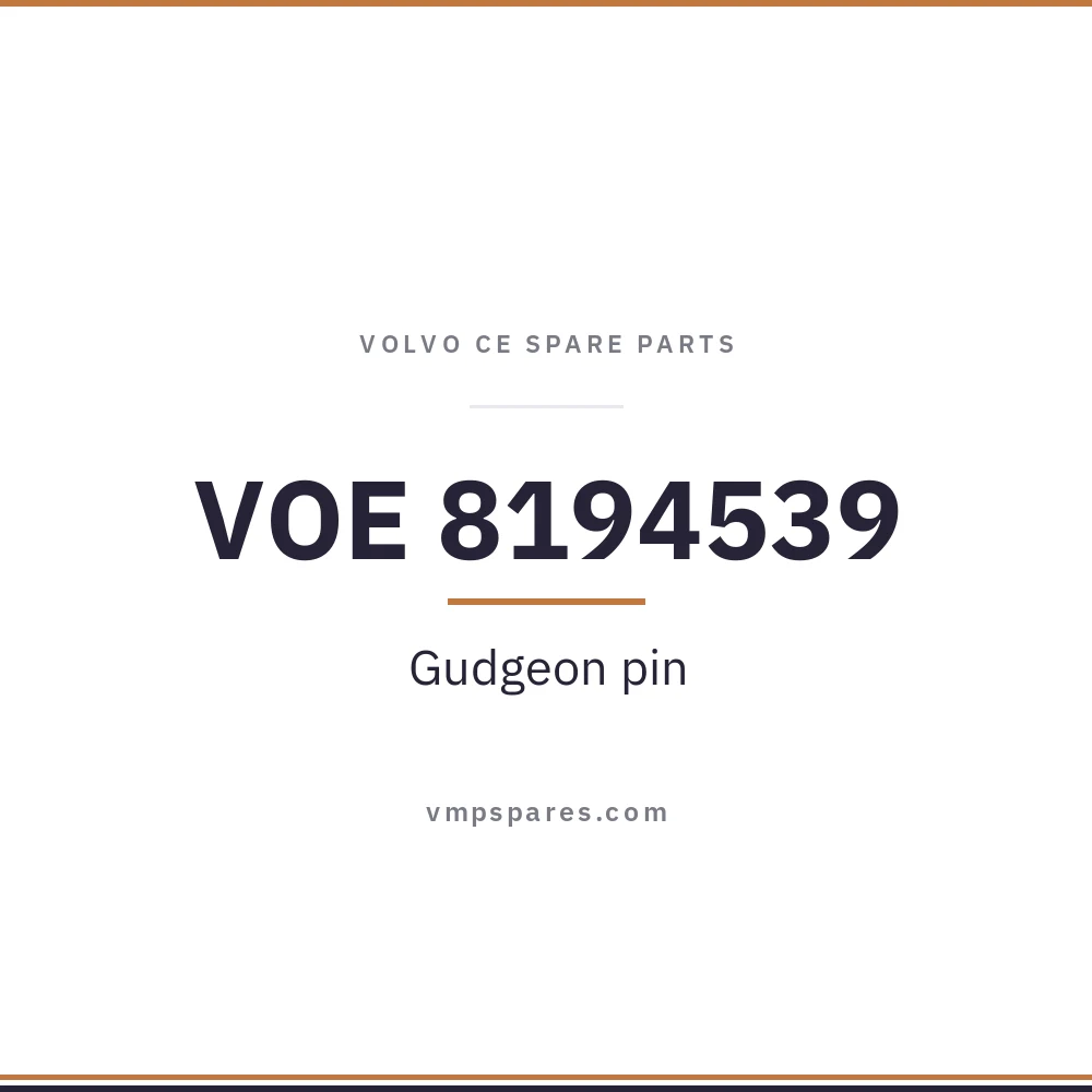 VOE 8194539 – Gudgeon pin