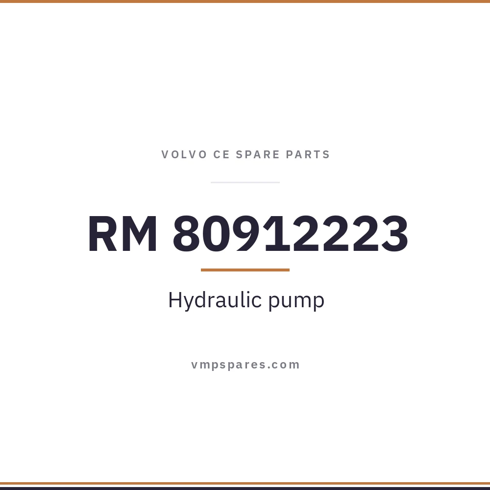 RM 80912223 – Hydraulic pump