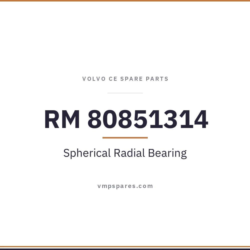 RM 80851314 – Spherical Radial Bearing
