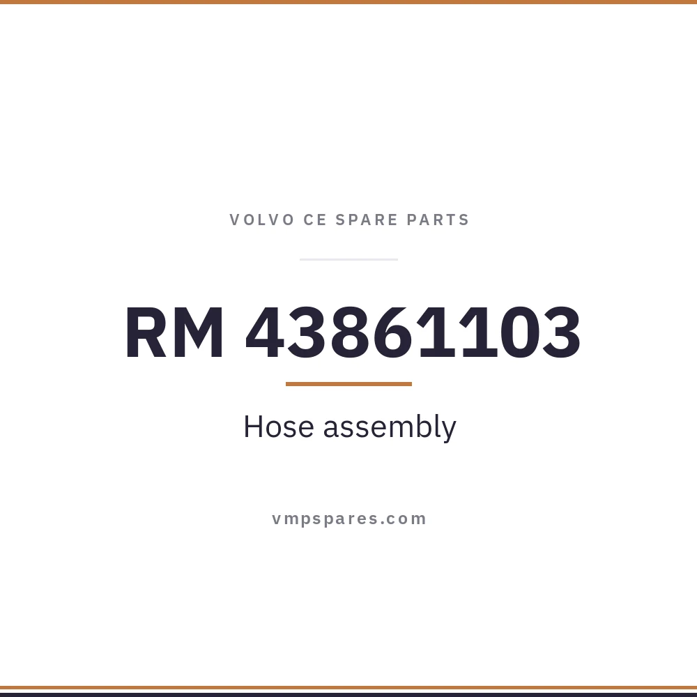 RM 43861103 – Hose assembly