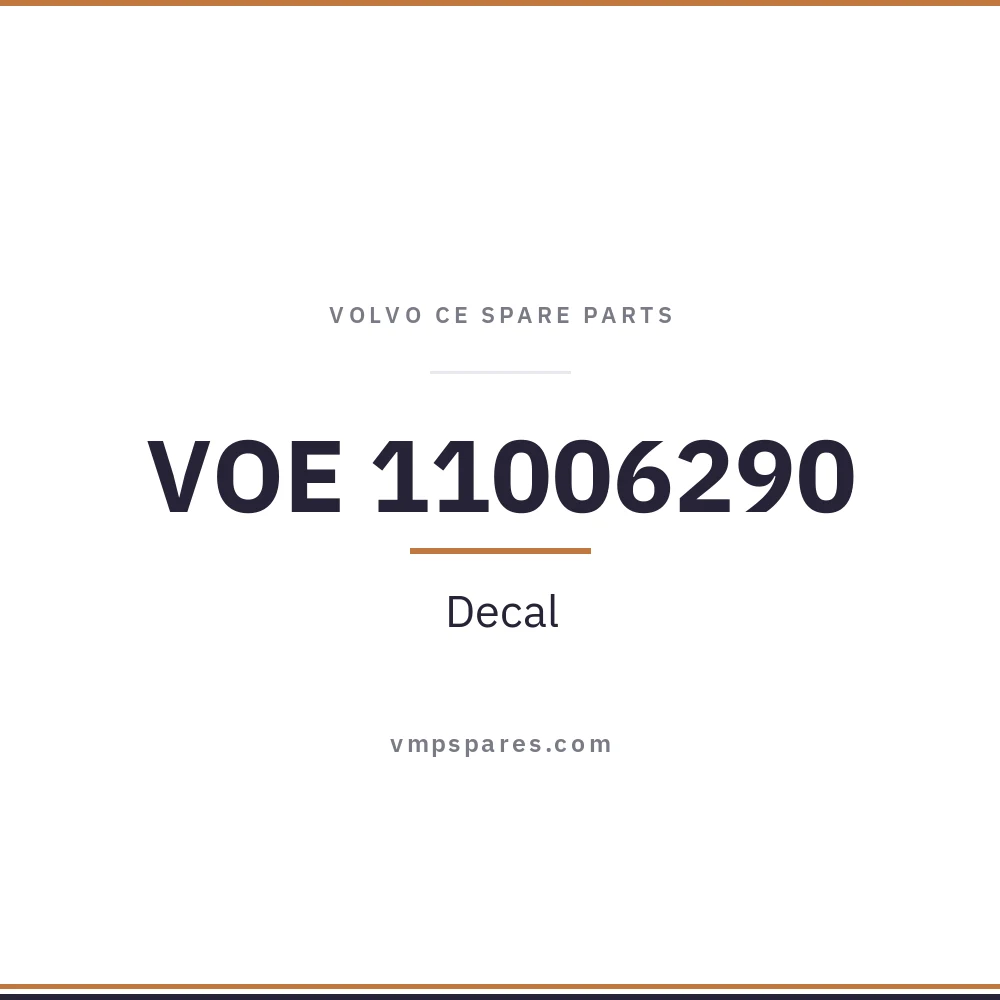 VOE 11006290 – Decal