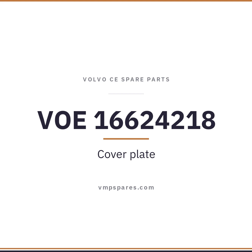 VOE 16624218 – Cover plate