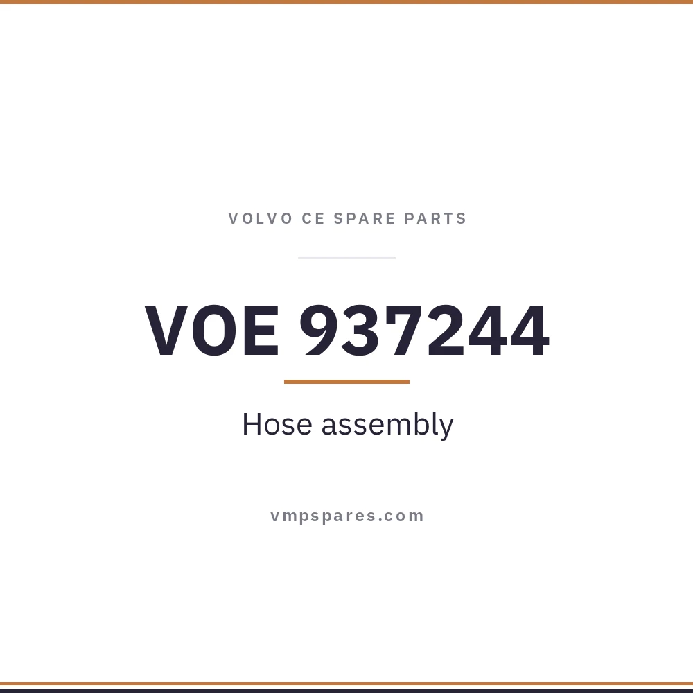 VOE 937244 – Hose assembly
