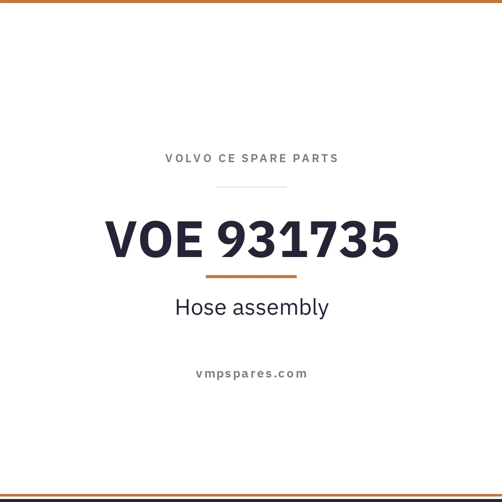 VOE 931735 – Hose assembly
