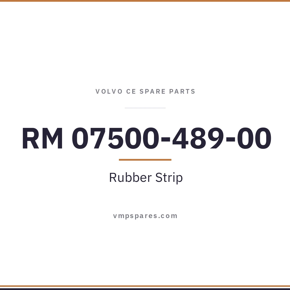 RM 07500-489-00 – Rubber Strip