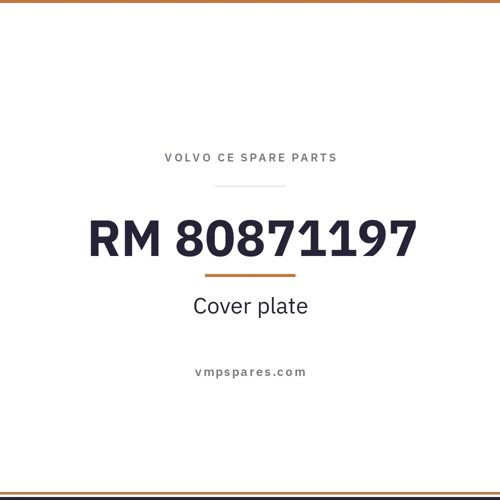 RM 80871197 – Cover plate
