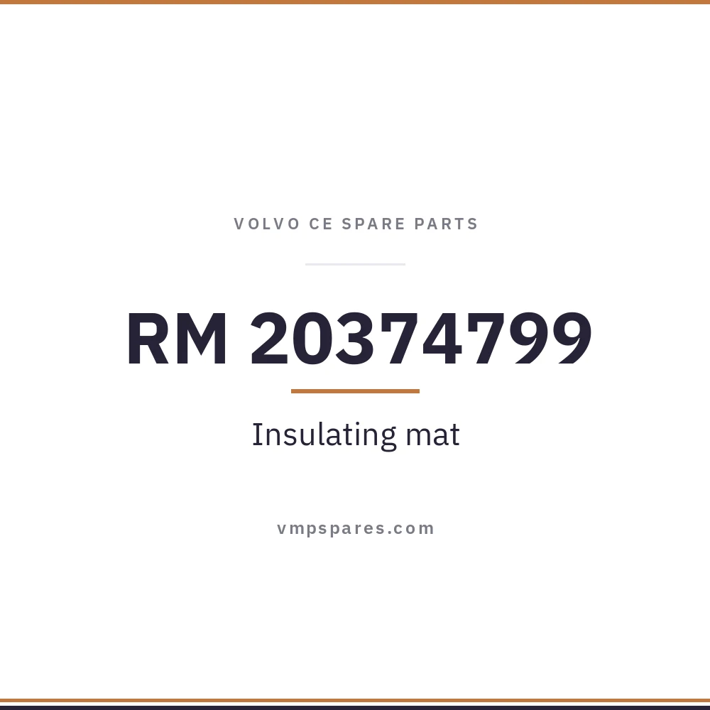 RM 20374799 – Insulating mat