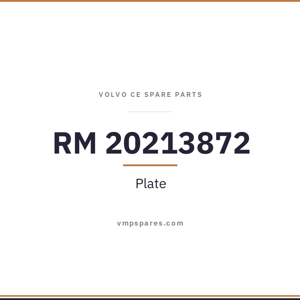 RM 20213872 – Plate