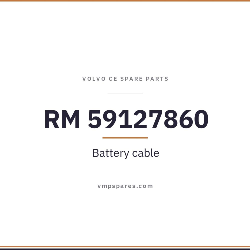 RM 59127860 – Battery cable