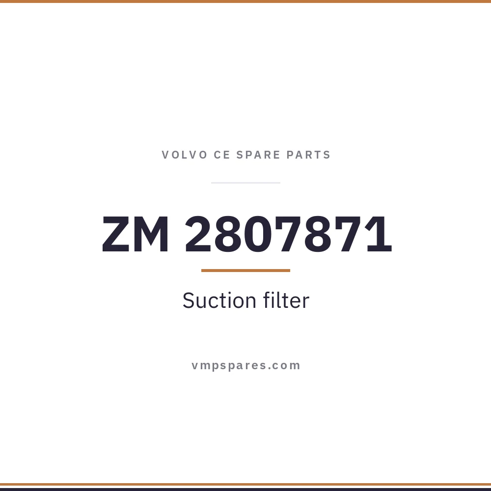 ZM 2807871 – Suction filter