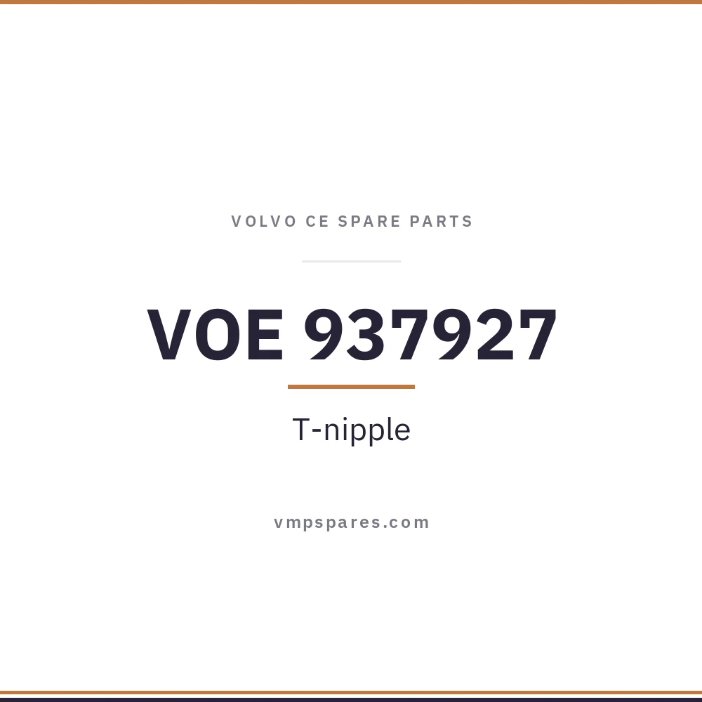 VOE 937927 – T-nipple