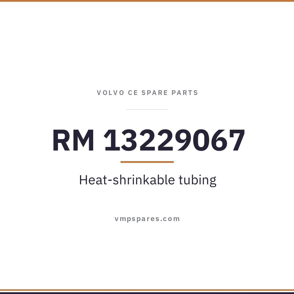 RM 13229067 – Heat-shrinkable tubing