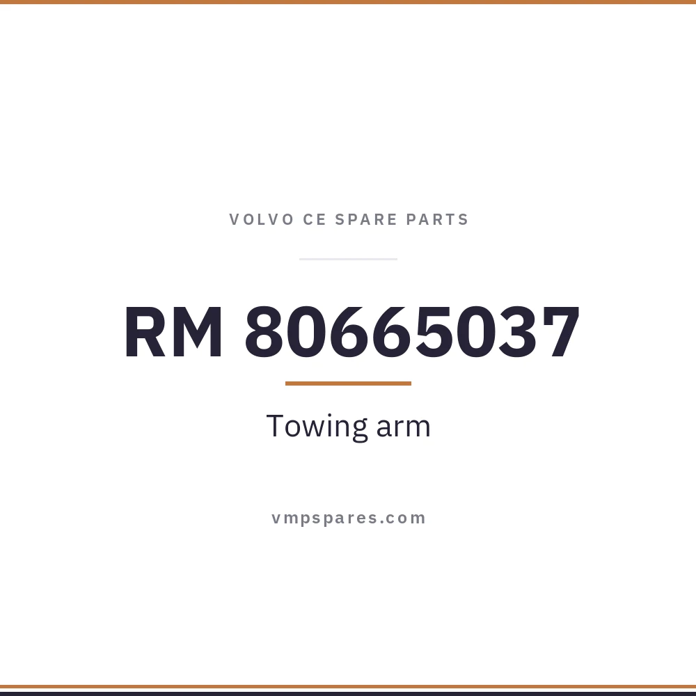 RM 80665037 – Towing arm