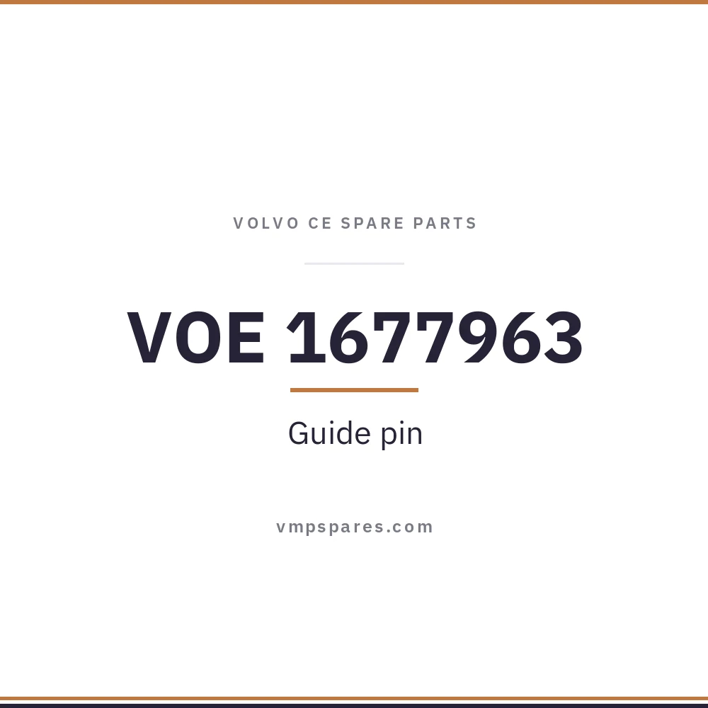 VOE 1677963 – Guide pin