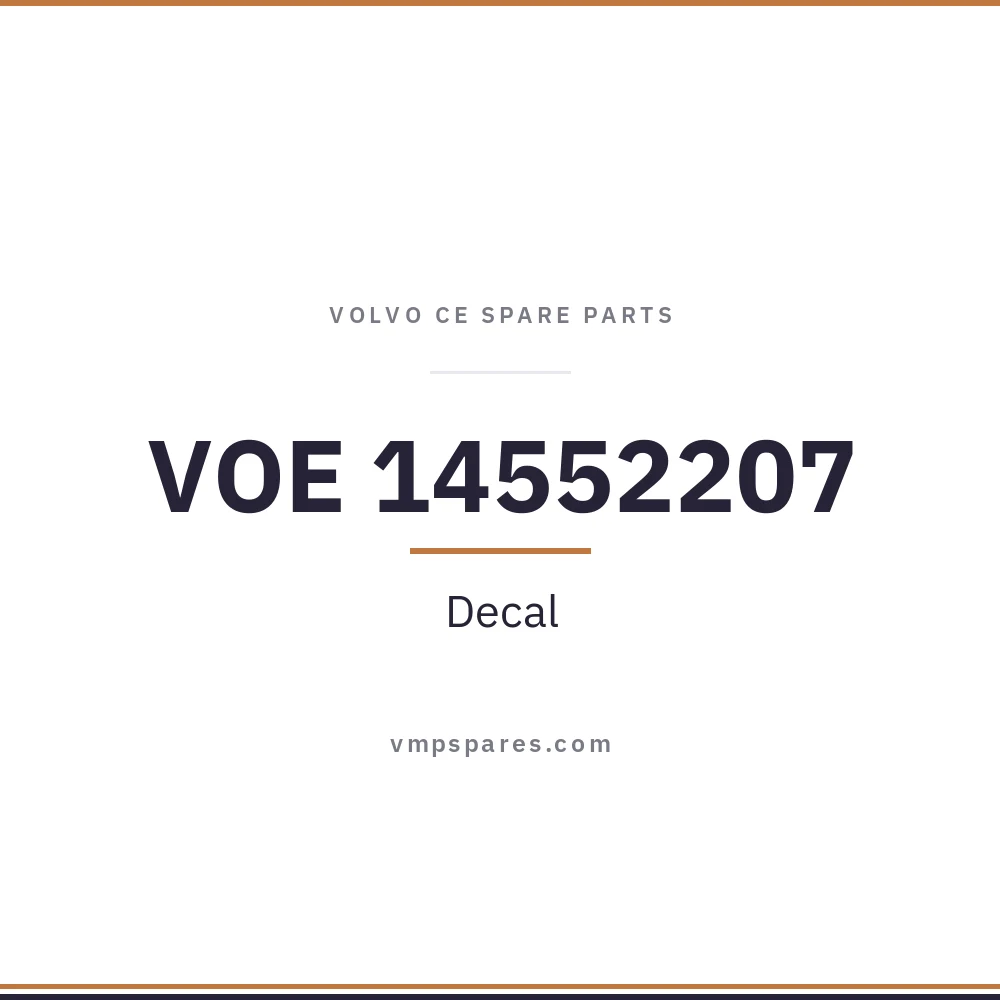 VOE 14552207 – Decal