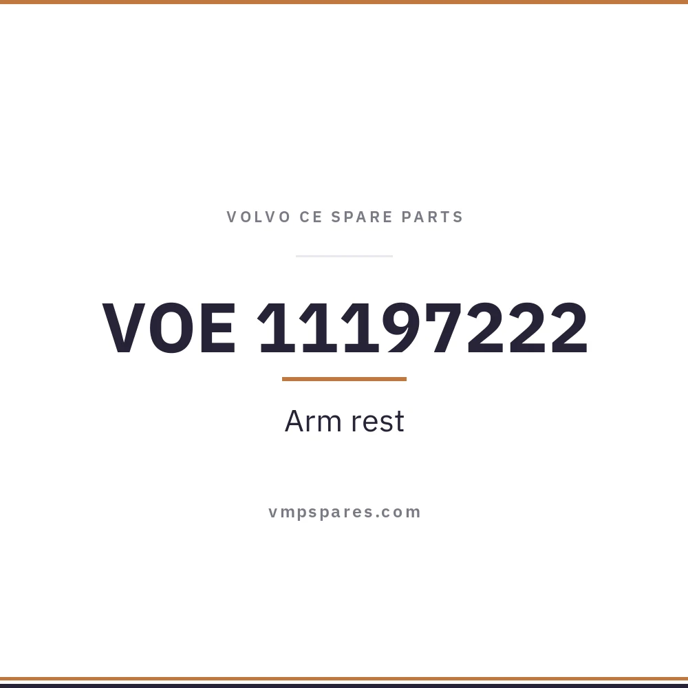 VOE 11197222 – Arm rest