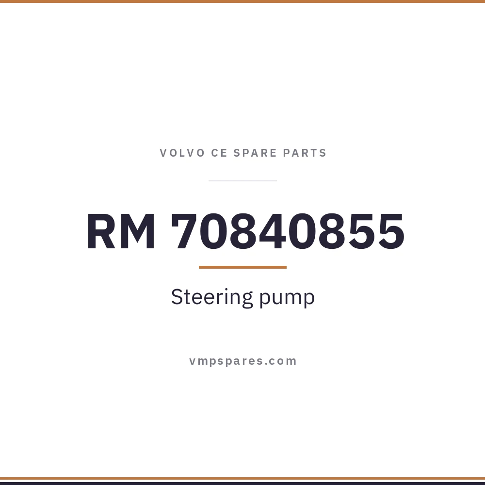 RM 70840855 – Steering pump