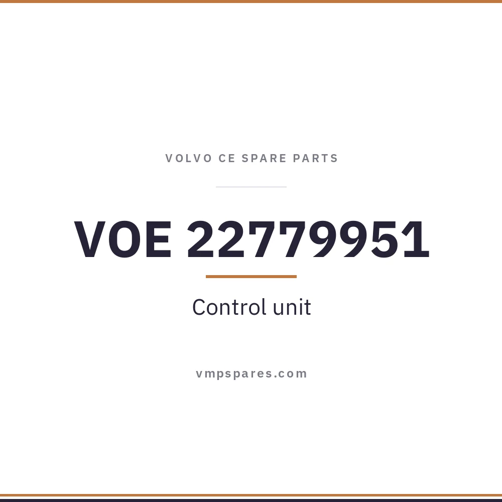 VOE 22779951 – Control unit