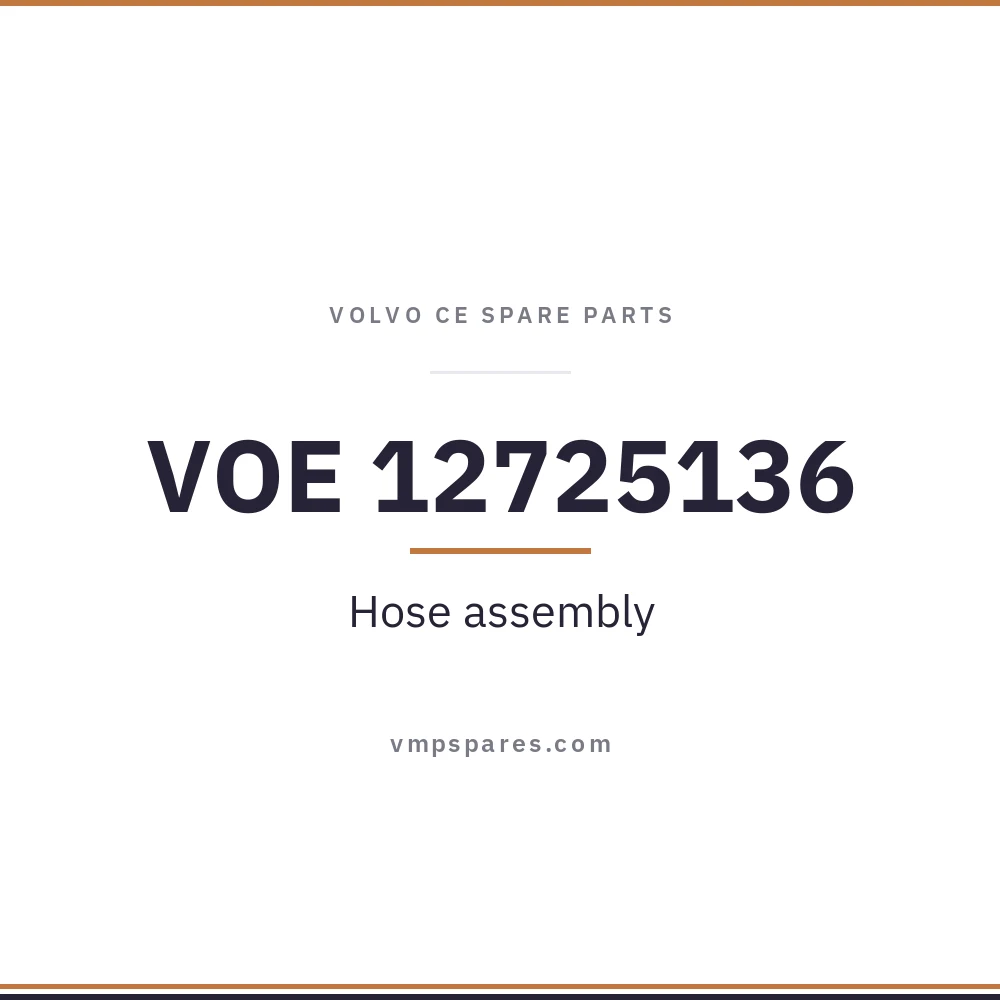 VOE 12725136 – Hose assembly